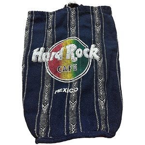 HARD ROCK CAFE: Mexico Rare Woven Bag Mexican Blanket Backpack